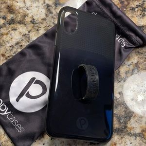 iPhone X/XS loopy case black ombré